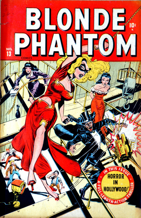 cccovers:Blonde Phantom Comics #13 (Spring 1947) cover by Syd