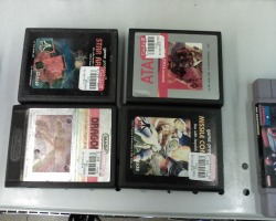 heck-yeah-old-tech:  Overpriced Atari cartridges at Goodwill: