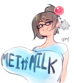 mylittledoxy: MEIがMILK Thanks to punycunnies for the pun. 