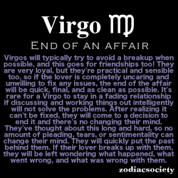 zodiacsociety:  Virgo and the end of an affair.