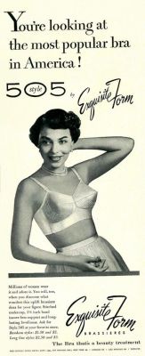 wildlydeliciouslingerie:  1953 Exquisite Form Brassiere Advertisement