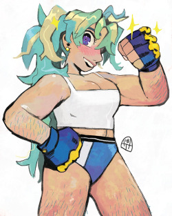 heytherechief:  Cute fighter gal for cutiesaturday! Hope this