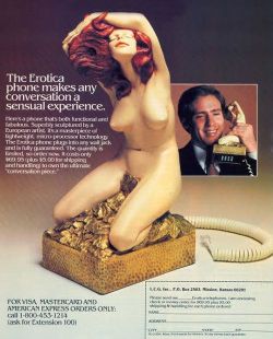 geeksprivatethoughts:  danismm:  The Erotica Phone  All righty