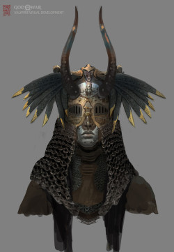 thecollectibles:    God of War Visual Development: Valkyrie Helms