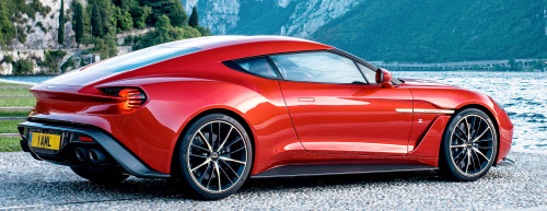 carsthatnevermadeitetc:  Aston Martin Vanquish Zagato, 2017.Â Aston Martin has revealed the production version of the limited edition Zagato Coupe. AÂ production run of 99 cars will be built to order at Aston Martinâ€™s production facility in Gaydon,