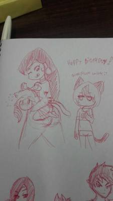 nikohdoodles:Late Carmessi’s birthday doodle that i never made