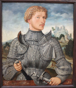 lionofchaeronea: Portrait of a Knight of the Rehlinger Family, “L.M.”