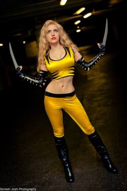 nsfwgamer:  Chiquitita cosplay as Wolverine Follow NSFW Gamer