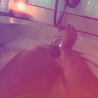 Thunderstorms and bubble bath 