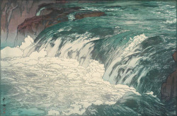 dappledwithshadow:  Hiroshi Yoshida Rapids 1928 