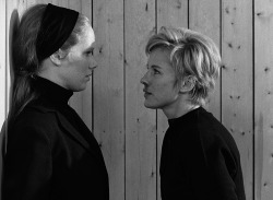 theaterforthepoor:Liv Ullmann och Bibi Andersson i “Persona”