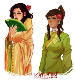 kathuon:   Book 3 Earth Kingdom Stuff! Korra is not amused.