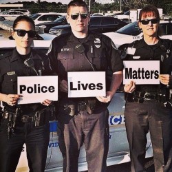 Life matters! Side note….. Where is the black cop? Are