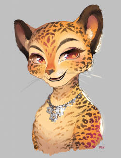 kawacy: guess i have a thing with leopard  Ahhhhhhhh she looks