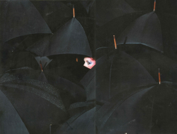 20aliens:  umbrella nightsby Guy Bourdin 