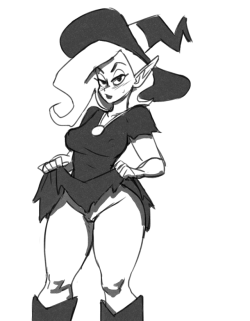 ninsegado91: thedarkeros: some Witch Way from Mighty Magiswords, really like her character design :3also no i have not watched the show just saw a pic of her on tumblr uwu Nice 