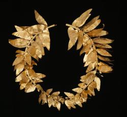 ancientpeoples:  Wreath Gold 4th Century BC Greek Source: Dallas