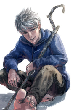 pawprintsandsnowflakes:  marciellesmusings:  Jack Frost by EM-MIKA