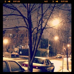 Didn’t expect this on my way home :) #unplanned #snow #dc