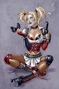 kamisamafr:  Harley Quinn par Candra & Boris “The Blade”