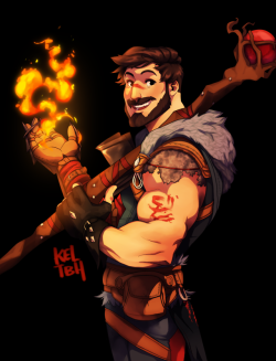 keltbh:  champion of kirkwall and champion of my ass redraw of