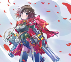 thekusabi:  Ruby Rose with an altered design created by Minoru