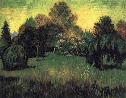 centuriespast:  GOGH, Vincent vanPublic Park with Weeping Willow:
