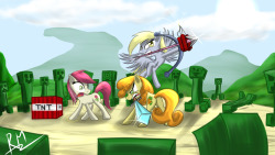 ponies-n-stuff:  My Little Sparkplug: Creeper is Explosive by