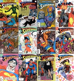 johnbyrnedraws:  Superman covers drawn by John Byrne. 1987-1988.