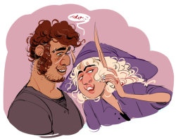 trashvarietyhour: magnus & taako (theyre probably being rude)