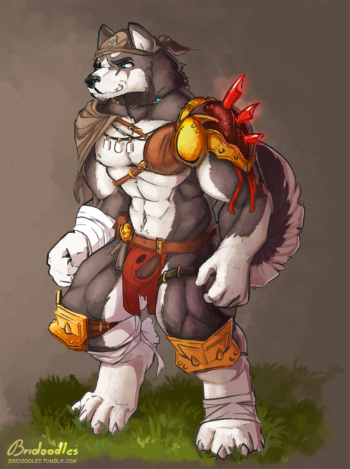 bridoodles:    AAAND done with the wolf from Kemo Coliseum game, love it ^^! Practicing with PS.   My Twitter //  My FA 