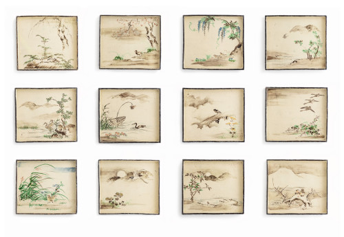 heaveninawildflower:   Earthenware   Plates with Paintings of
