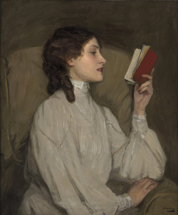 loumargi: Sir John Lavery - Miss Auras_ The Red Book 