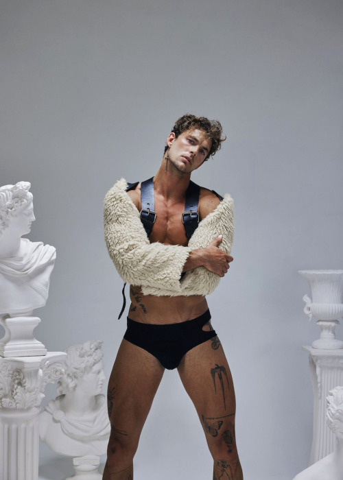 vogueman:  Christian Hogue photographed by Issa Tall for Sicky