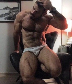 hairyandmuscle:  beardburnme:  pedrao_gyn Instagram  Ohh