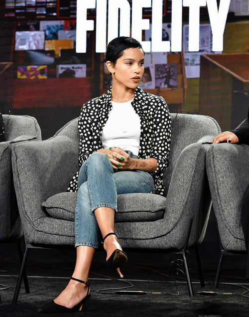 robpattzs: ZOE KRAVITZ    Hulu portion of the 2020 Winter TCA