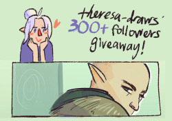theresa-draws:  Thank you all for following! Here’s my very
