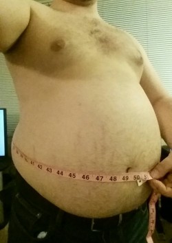 cubstearns:  Found out my belly is over 50 inches around! I’ve