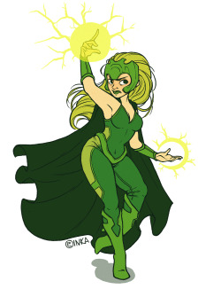 frogmakesart:Polaris (Lorna Dane) for the X-Men Week Challenge