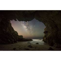 The Milky Way from a Malibu Sea Cave  #nasa #apod #milkyway #galaxy