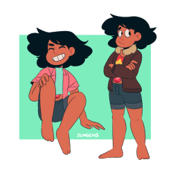 slimgems:short hair stevonnie !! omg I havent thought about what