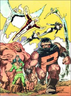 kevinsworldofcomics:  Alpha Flight & Me. This was a strange