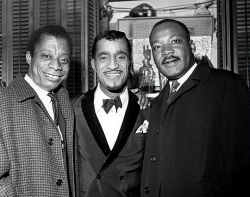 sammydavisjunior:  James Baldwin, Sammy Davis Jr., Martin Luther