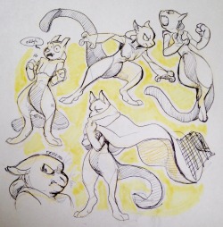 thatonegojimun:  i drew a lot of pokemon today 