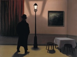 amare-habeo: René Magritte  (Belgian, 1898 – 1967)   Night walker.