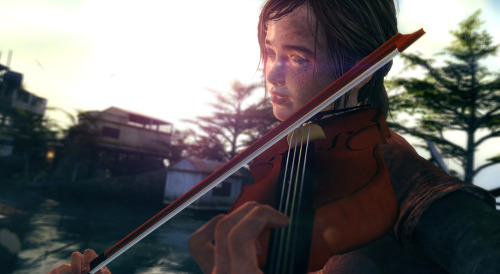 –HAHAHA Joel weeping because of Ellieâ€™s magnificent violin play suggested by the awesome @redmenacekun