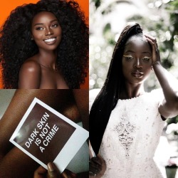 vanillascentedthot:Dark skin beauties. 🌟