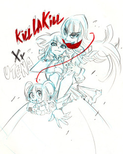 grimphantom:  rafchu:  Kill la Kill doodles!!Nui’s design is