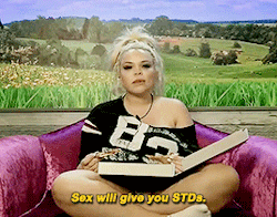 look-just-kill-me-ok:  beigency:  “Sex will give you STDs.