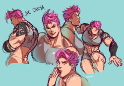 hinoart:  since most likely i won’t play this but gd zarya